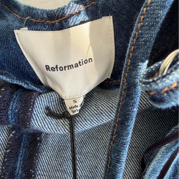 Reformation Sofi Denim Maxi Dress - NWT - Picture 6 of 7